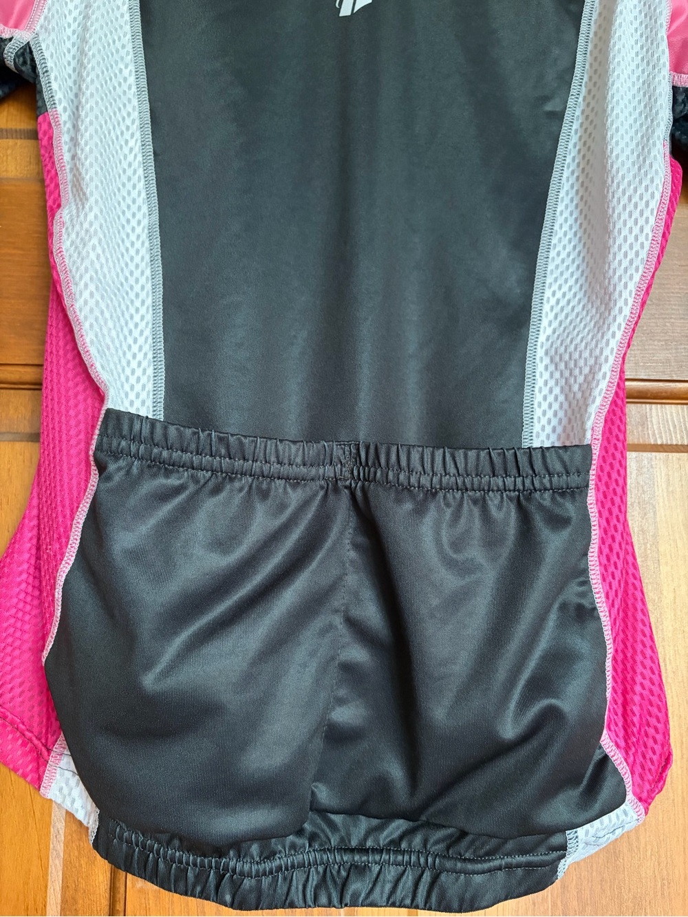 Hincapie Pink & Black Women's Short Sleeve Cycling Jersey Sz M Full Zip Pockets - Picture 7 of 9